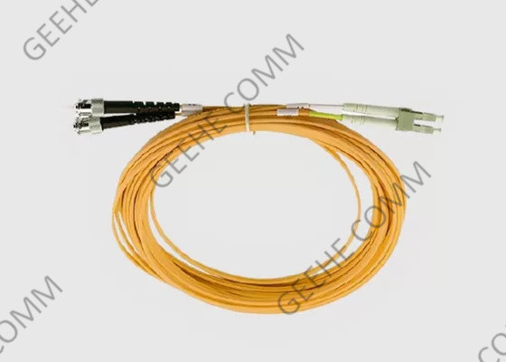 ST do duplex de Jumper Cables 25M Multimode 62.5/125 da fibra ao cabo de remendo da fibra do LC