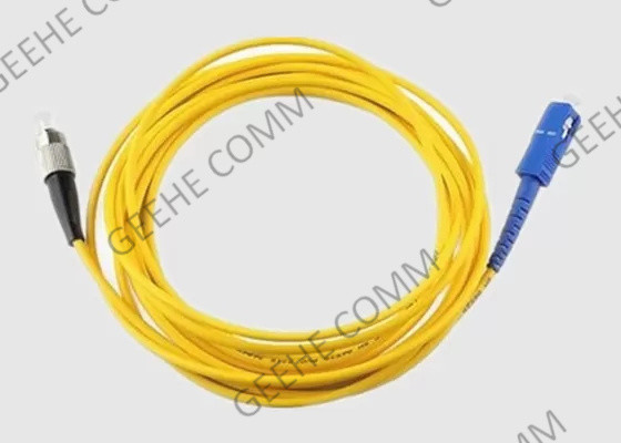 SC simples de 2.0mm ao cabo de remendo da fibra ótica de FC 9/125um