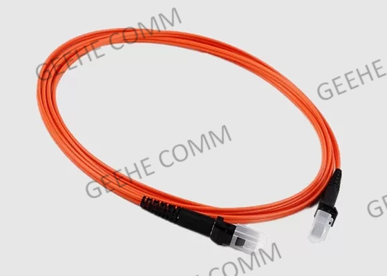1m 62.5/125 cabo de remendo da fibra ótica de OM1 Dulpex MTRJ-MTRJ