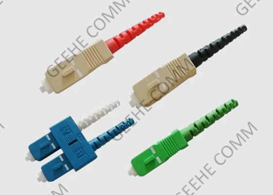 Conector simples da fibra ótica do duplex 50/125 2.0mm LC