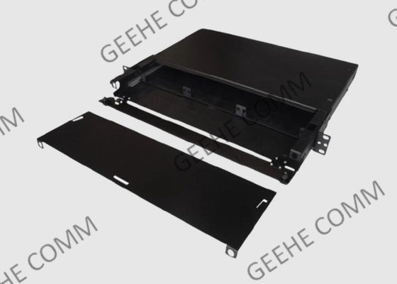 Remendo da fibra do adaptador da saída 1U 3 da corrediça e painel da tala