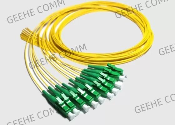 12 trança padrão da fibra ótica do suporte OS2 LC APC 9/125μm