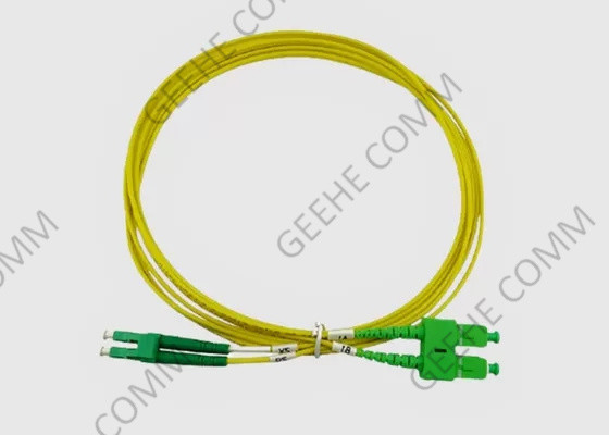 50/125 de LC frente e verso APC à fibra ótica Jumper Cable Single Mode do SC APC
