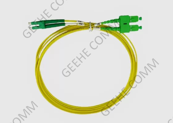 50/125 de LC frente e verso APC à fibra ótica Jumper Cable Single Mode do SC APC