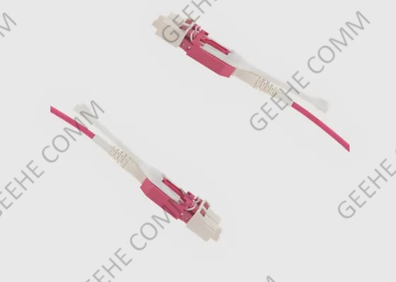 Uniboot com cabo push pull do remendo da fibra do duplex 2.0mm OFNP da aba LC/LC
