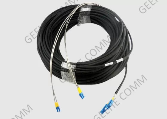 Cabo de remendo frente e verso multimodo LC da fibra ótica de 3.0mm Corning OFNR a LC 100M