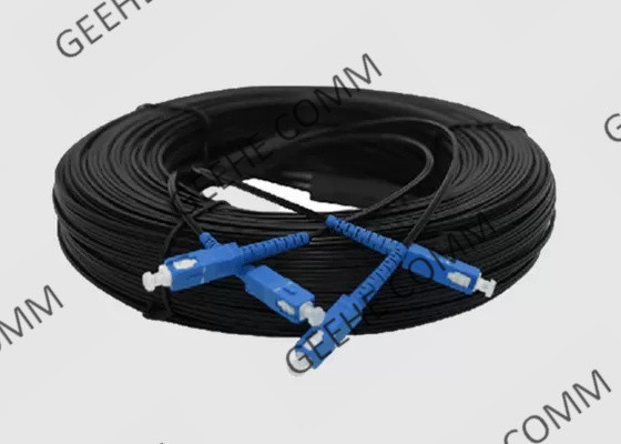 Os dados centram o SC do único modo de cabo de remendo da fibra ótica dos revestimentos de OFNR a SC 10M