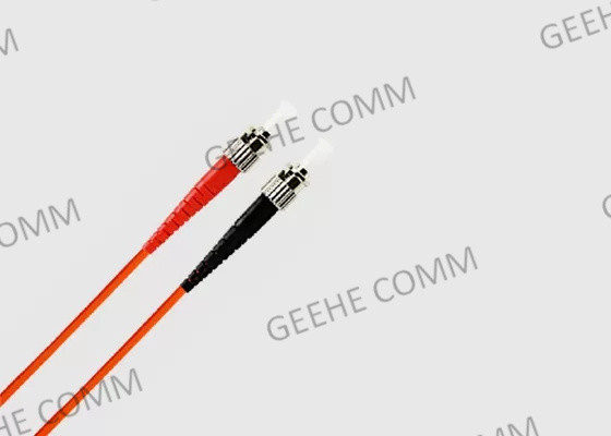 3 ST do duplex 62.5/125 do medidor OM1 à fibra Jumper Cable do ST