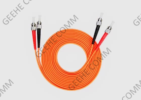 3 ST do duplex 62.5/125 do medidor OM1 à fibra Jumper Cable do ST