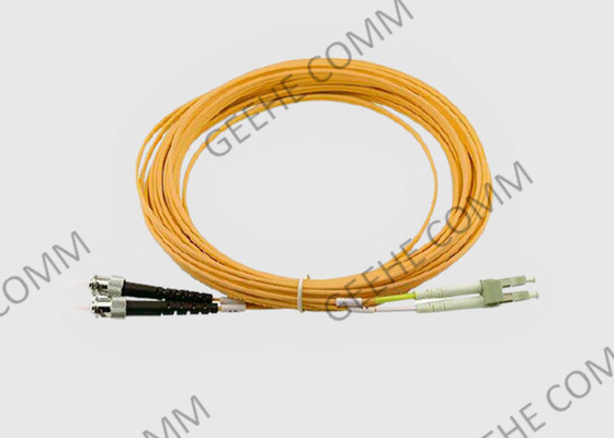 ST do duplex de Jumper Cables 25M Multimode 62.5/125 da fibra ao cabo de remendo da fibra do LC