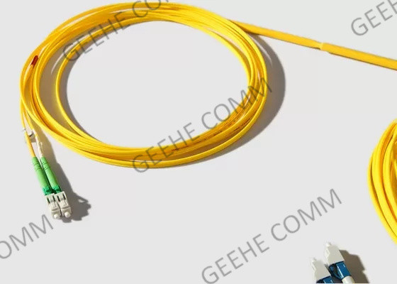 12 cabo multimodo do remendo da fibra ótica dos cabos 1.8mm 10M LC To LC