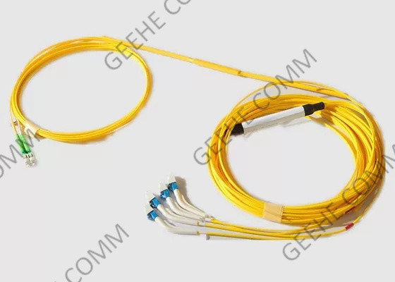 12 cabo multimodo do remendo da fibra ótica dos cabos 1.8mm 10M LC To LC