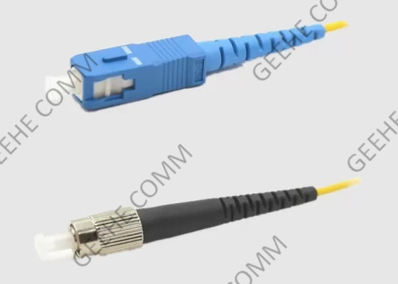 SC simples de 2.0mm ao cabo de remendo da fibra ótica de FC 9/125um