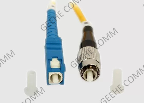 SC simples de 2.0mm ao cabo de remendo da fibra ótica de FC 9/125um