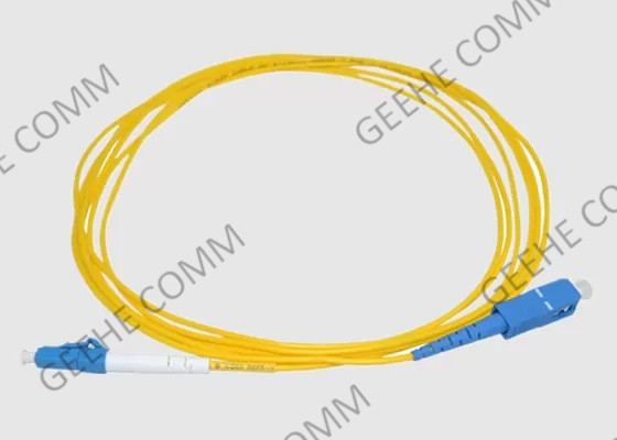 Único modo LC ao cabo de remendo da fibra ótica do SC 2.0mm