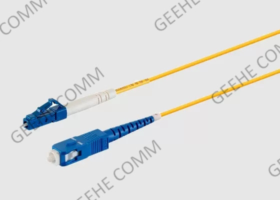 Único modo LC ao cabo de remendo da fibra ótica do SC 2.0mm