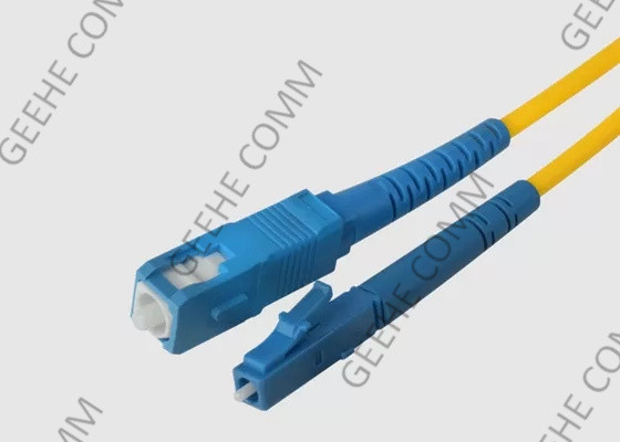 Único modo LC ao cabo de remendo da fibra ótica do SC 2.0mm