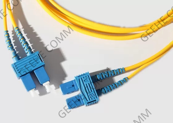 Cabo de remendo do SC APC 3.0mm 10M Duplex Fiber Optic