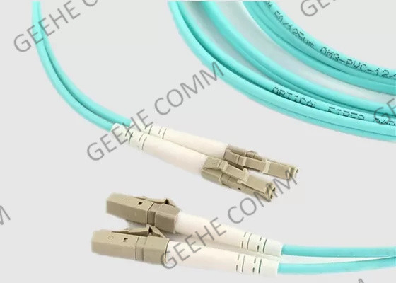 PVC Aqua Jacket Duplex OS2 LC de 3M ao cabo da fibra do único modo do LC