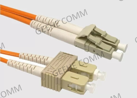 Cabo de remendo frente e verso da fibra ótica do SC do multi modo OFNR 5M LC