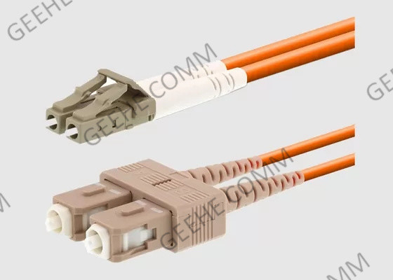 Cabo de remendo frente e verso da fibra ótica do SC do multi modo OFNR 5M LC