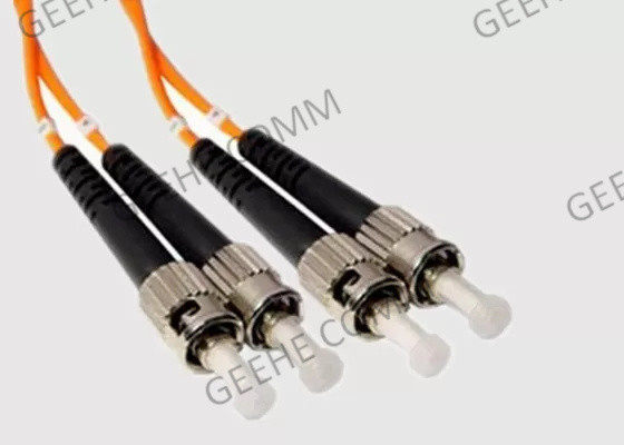 cabo multimodo do remendo da fibra ótica do montante ST-ST 2.0MM de 5M OM1 OFNR