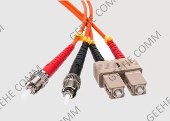 ST frente e verso ao cabo de remendo do SC 0.9mm 2M Multimode Fiber Optic