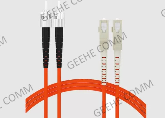 ST frente e verso ao cabo de remendo do SC 0.9mm 2M Multimode Fiber Optic