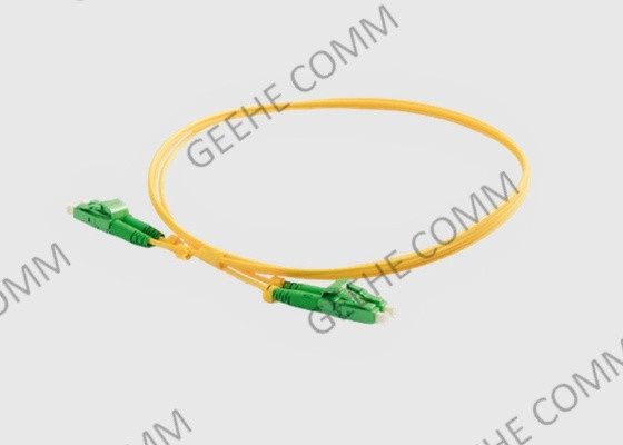 Multi cabo frente e verso LC/APC do remendo da fibra ótica do modo G657A2 LSZH a LC/APC 10 medidores