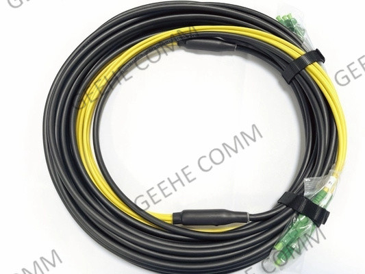 4 cabos singlemode da fuga da fibra, 12m