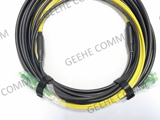 4 cabos singlemode da fuga da fibra, 12m