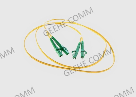 Duplex multimodo 100M Fiber Patch Cord do PVC de LC-LC G657A (OFNR)