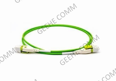 Cabo de remendo frente e verso multimodo da fibra ótica da fibra OM4 LC/LC Uniboot de Corning