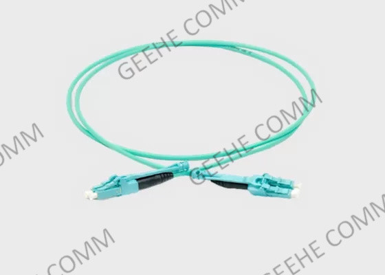 Manutenção programada LC a LC 10M Uniboot Patch Cord para a rede da fibra