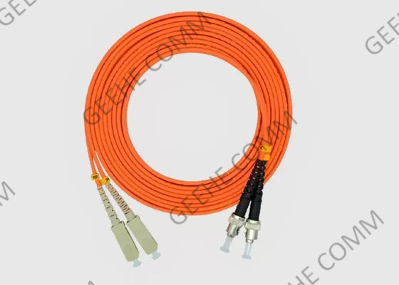 ST da ligação em ponte G657A da fibra ao cabo de remendo frente e verso da fibra do único modo 10G do SC