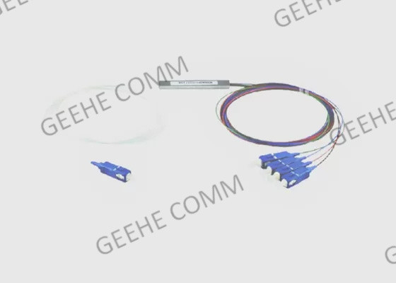 divisor Singlemode da fibra ótica Y de 1x4 Mini Module 900μm SC/UPC LZSH