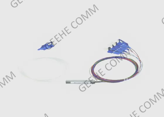 divisor Singlemode da fibra ótica Y de 1x4 Mini Module 900μm SC/UPC LZSH