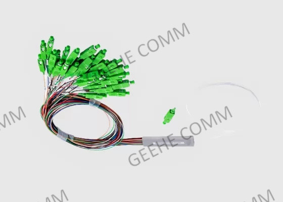 conectores Singlemode 60/40 do tubo SC/APC do divisor da fibra do PLC 1x 26 rachados