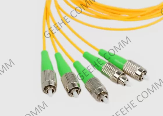 Divisor 1×4 da fibra ótica da caixa CATV FTTH do ABS do único modo de FC UPC
