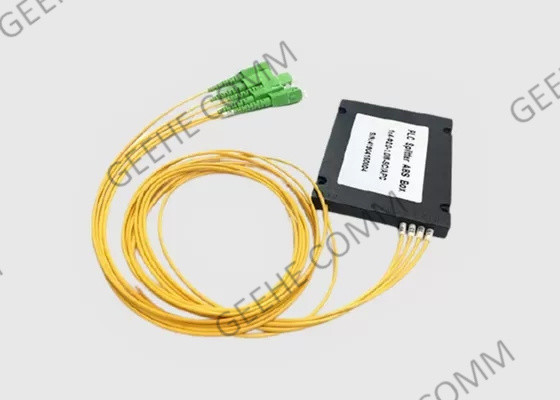 SC em forma de caixa do divisor da fibra ótica do ABS do PLC 1x4 ao UPC para CATV/FTTH