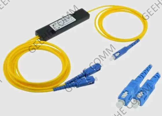 Divisor blockless exterior 2 do cabo de fibra ótica de 1.5M SC/APC na saída