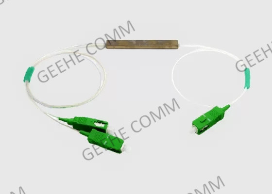 divisor ótico do SC APC 0.9mm de 5G 1×2 FTTH com os 2 em 1 para fora