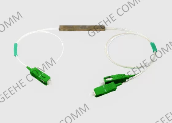divisor ótico do SC APC 0.9mm de 5G 1×2 FTTH com os 2 em 1 para fora
