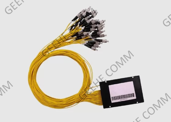 Conectores plásticos do pacote 2.0mm FC UPC da caixa do ABS do divisor do cabo de fibra ótica do PLC 1×32