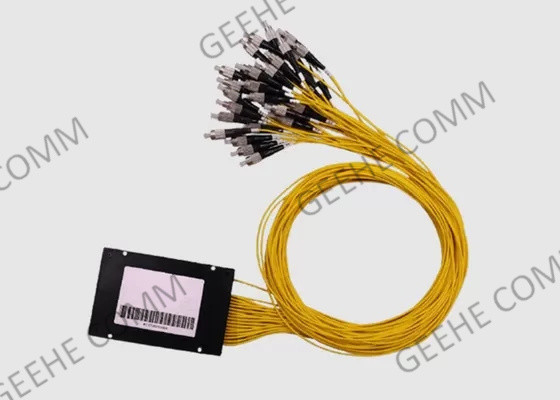 Conectores plásticos do pacote 2.0mm FC UPC da caixa do ABS do divisor do cabo de fibra ótica do PLC 1×32