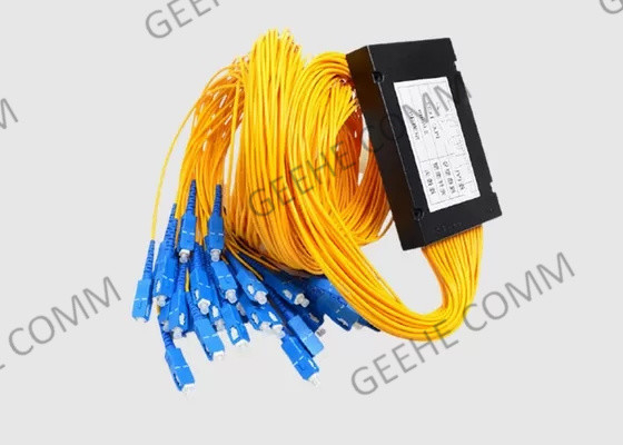 fibra ótica de Corning do único modo do módulo do divisor do PLC da fibra de 1x32 SC-UPC