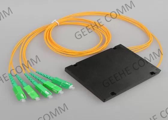 SC ótico APC da gaveta do divisor da fibra do PLC 1x4
