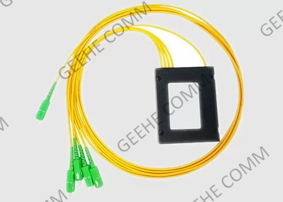 SC ótico APC da gaveta do divisor da fibra do PLC 1x4