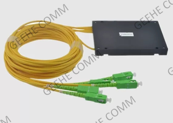 SC ótico APC da gaveta do divisor da fibra do PLC 1x4