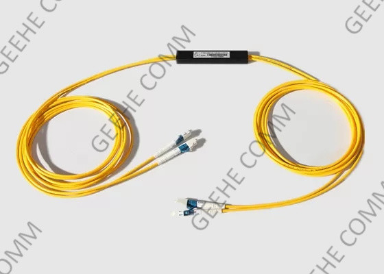 Os ABS datilografam o divisor do Plc do LC APC 1550nm 1m 2×2 1x2